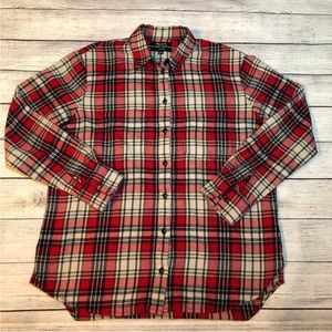 Madewell Flannel Oversized Ex-Boyfriend Shirt
